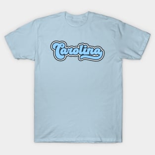 Retro Carolina Script // North Carolina T-Shirt